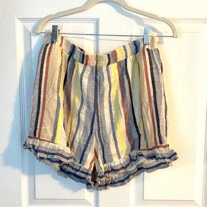Boho Striped Soft Shorts